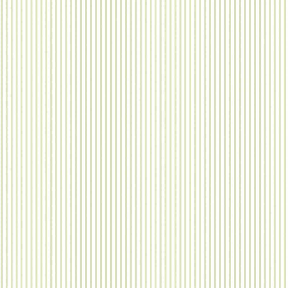 FK34409  Classic Green & White Stripe Wallpaper