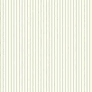 Candy Stripe Sage Green Matte Finish Non-Woven Paper Non-Pasted Wallpaper Roll