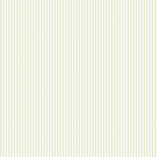 Unbranded Candy Stripe Sage Green Matte Finish Non-Woven Paper Non-Pasted Wallpaper Roll