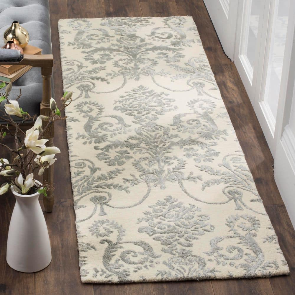 Bella 2 ft. x 13 ft. Ivory/Gray Distressed Garden Runner Rug price history on PriceWatchPro