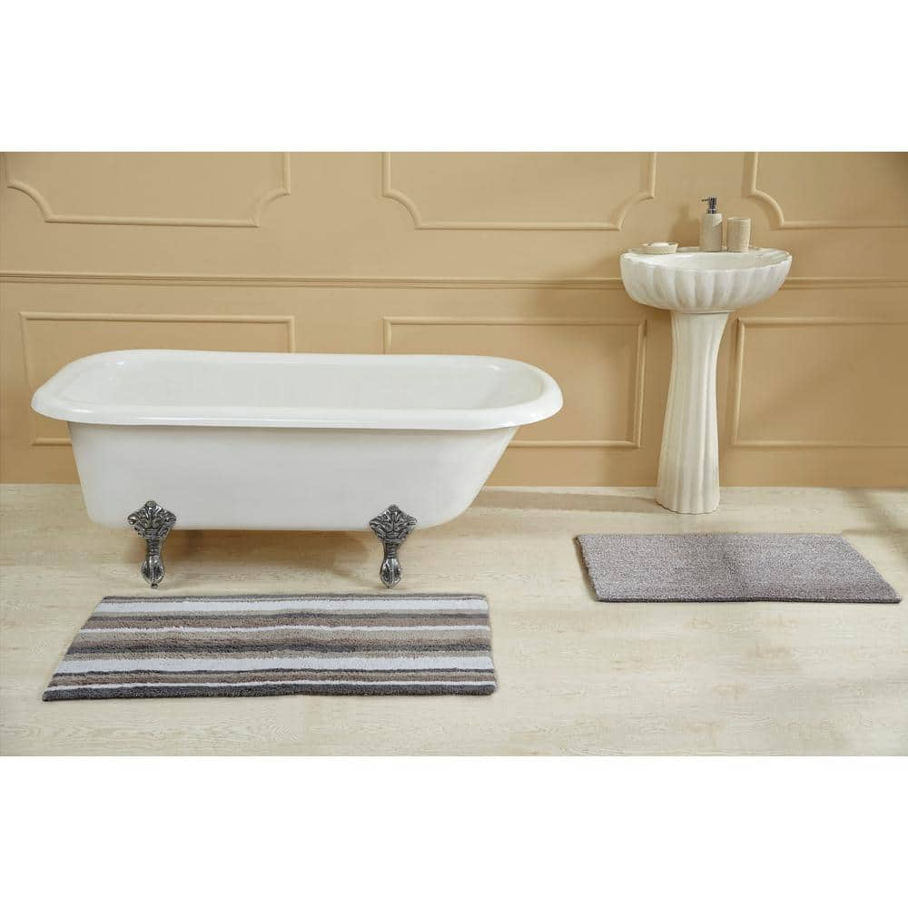 Better Trends Elixir Grey Multi 21 In X 34 In Bath Rug SS   Grey Multi Better Trends Bath Mats Ss Bael2134grmu 64 1000 