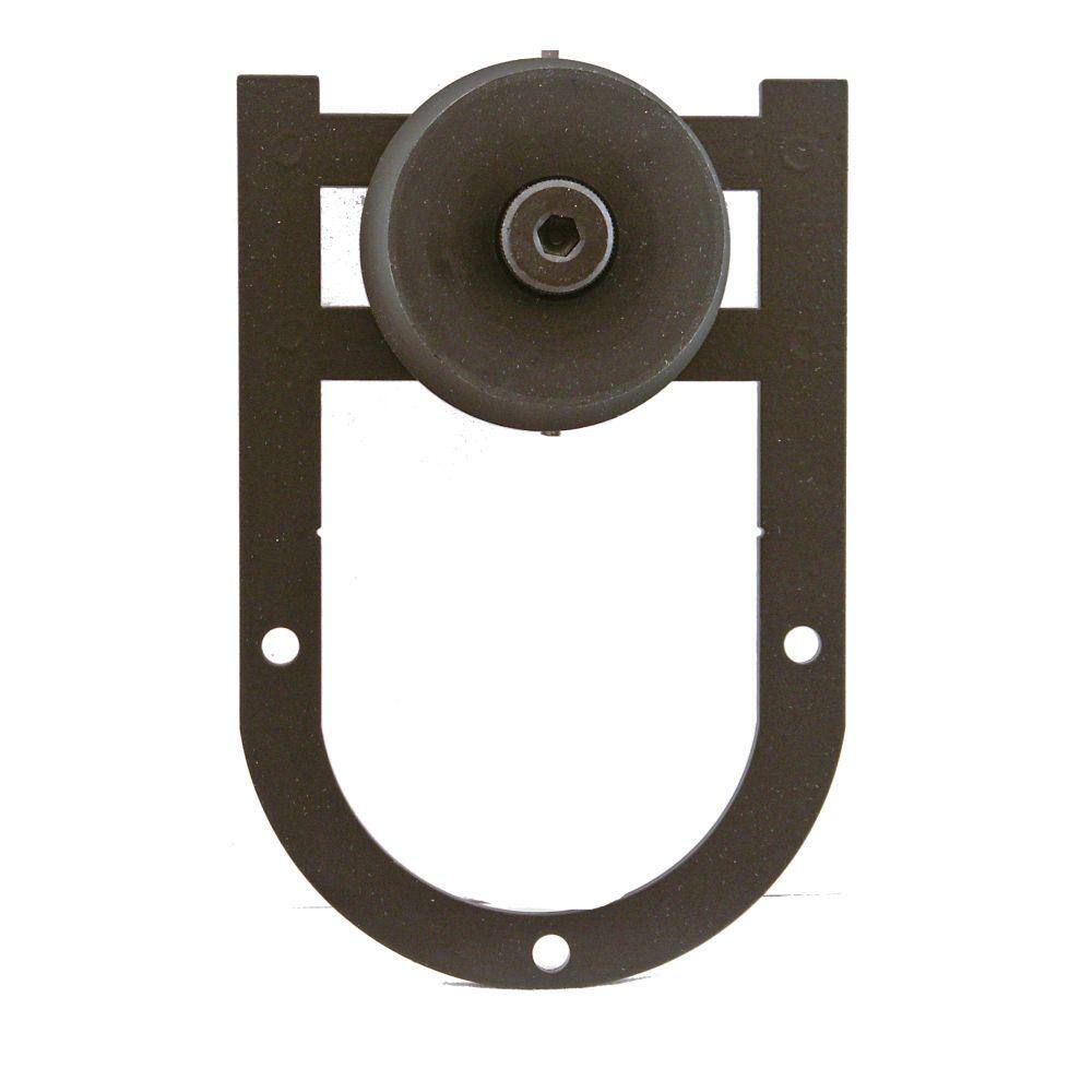 Quiet Glide American Home Horseshoe Single Door Barn Door Hardware Kit