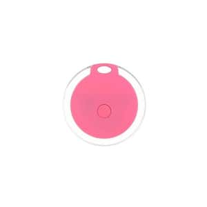 Pink Bluetooth Tracker Smart Positioning Anti-loss Device Mobile Pet Wallet Key Chain Smart Finder