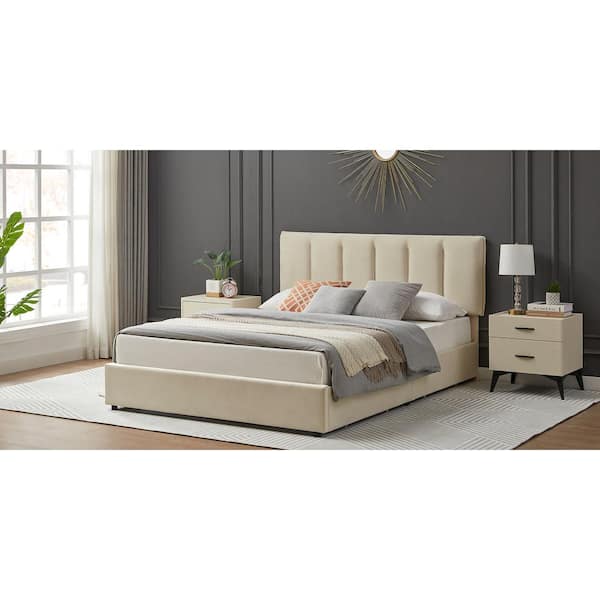 おでページ Amazon.com: Vabches Full Size Bed Frame with Storage