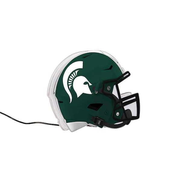 Evergreen Michigan State University Green NCAA Helmet Desklite LED Decor