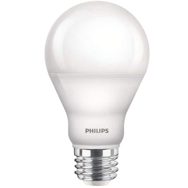 Philips 60-Watt Equivalent A19 Dimmable with Warm Glow Dimming Effect Energy Saving LED Light Bulb Soft White (2700K)
