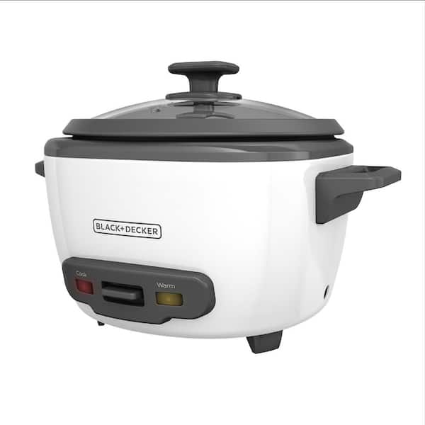 Unbranded Black + Decker White Rice Cooker and Food Steamer