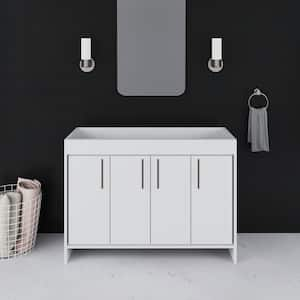 Villa 48 in. W x 18 in D Bath Vanity Cabinet Only in White