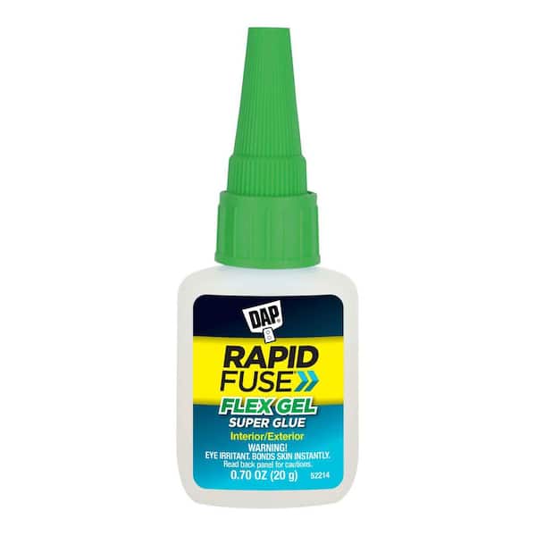 DAP Rapid Fuse 0.7 oz. Clear Flex Gel Super Glue Adhesive