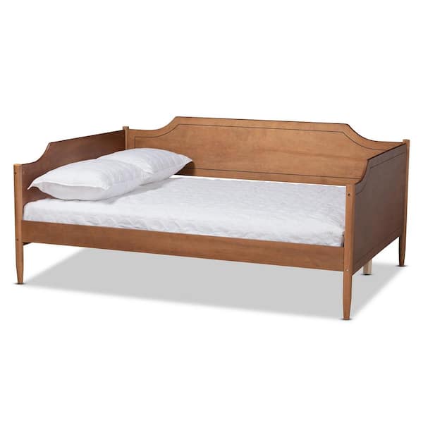 Baxton Studio Alya Brown Full Daybed 182 11173 HD The Home Depot