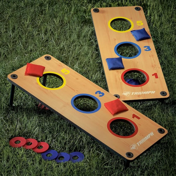 Hey! Play! Rubber Horseshoes Game Set M350028 - The Home Depot