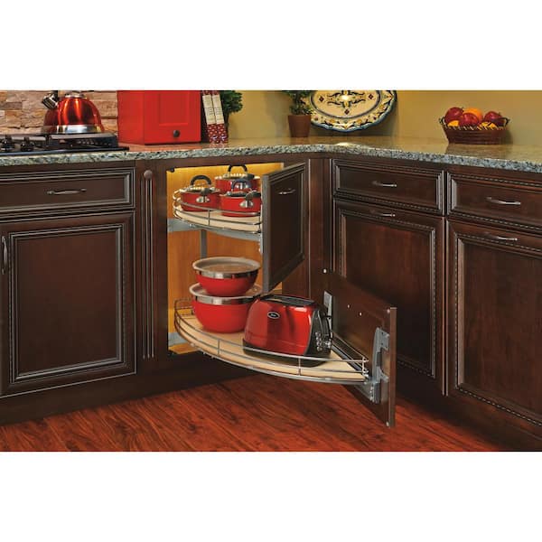 Swing Right Blind Corner Kitchen Cabinet Pull Out Organizer for 36 Left  Handed