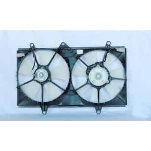 Dual Radiator and Condenser Fan Assembly 1998-2002 Toyota Corolla 1.8L