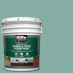 5 gal. #M440-4 Summer Dragonfly Low-Lustre Enamel Interior/Exterior Porch and Patio Floor Paint