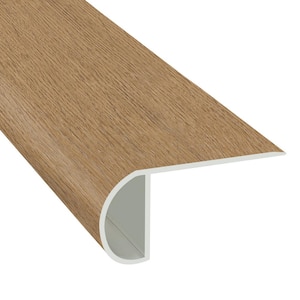 Butterscotch 1.03 in. T x 2.23 in. W x 94 in. Length Vinyl Overlap Stair Nose Molding