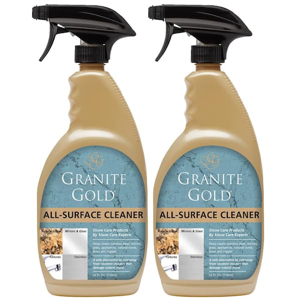 Granite Gold 24 oz. Daily All-Surface Countertop Cleaner for Natural Stone, Glass, Stainless Steel and More (2-Pack)