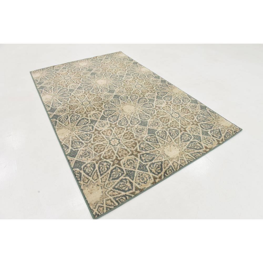 Tuareg Multi-Color Abstract Rectangular Synthetic Area Rug