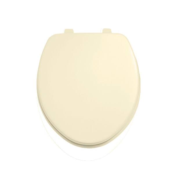 American Standard Laurel Round Closed Front Toilet Seat in Bone