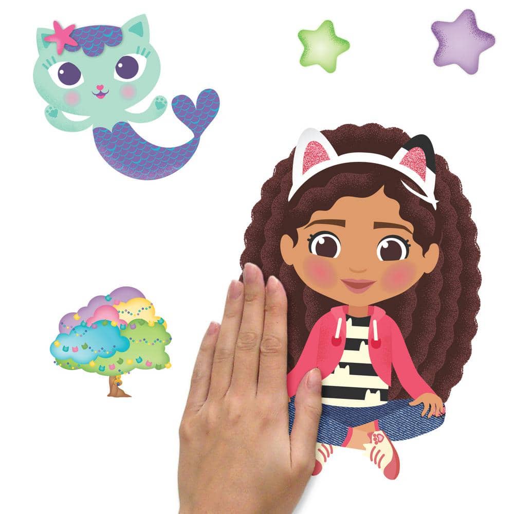 DreamWorks Gabby's Dollhouse Giant Peel and Stick Wall Decal Set