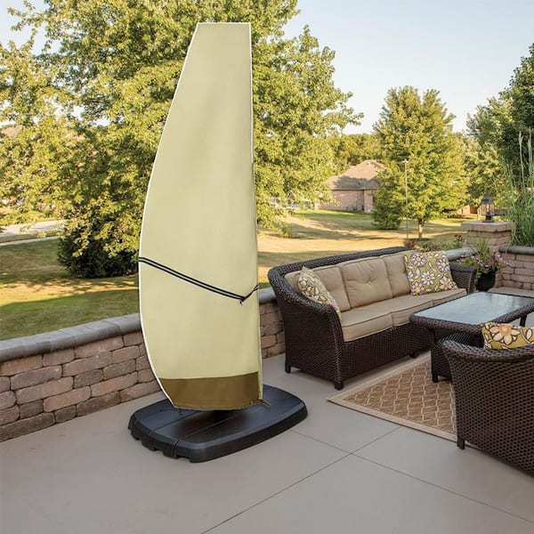 10 solar patio umbrella SKU: OB-OTU007 main image 1