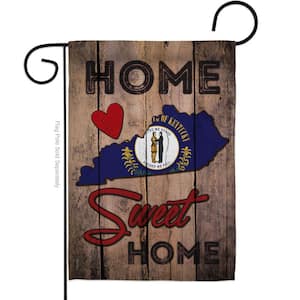 State Kentucky Sweet Home Garden Flag Double-Sided Regional Decorative Vertical Flags 13 X 18.5