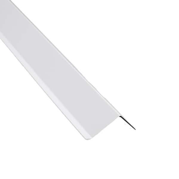 Metal Sales Outside Corner 10.5 ft. x 4.63 in. Bright White Metal