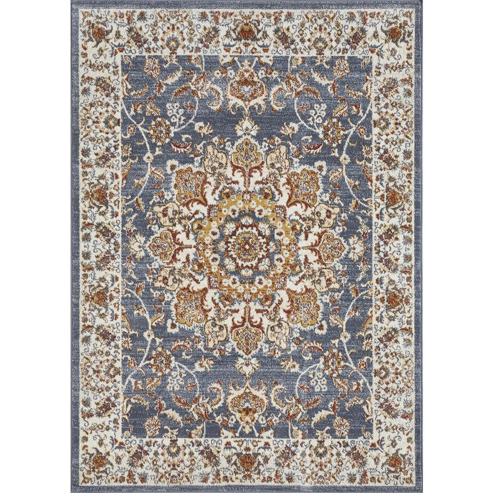 Alsbrooke Amrenta Blue 5 ft. 3 in. x 7 ft. 3 in. Oriental Polypropylene Area Rug price history on PriceWatchPro