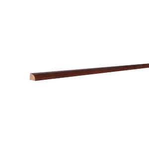 Cambrige Series 96 in. W x 0.75 in. D x 0.75 in. H Quarter Round Molding Cabinet Filler in Chestnut