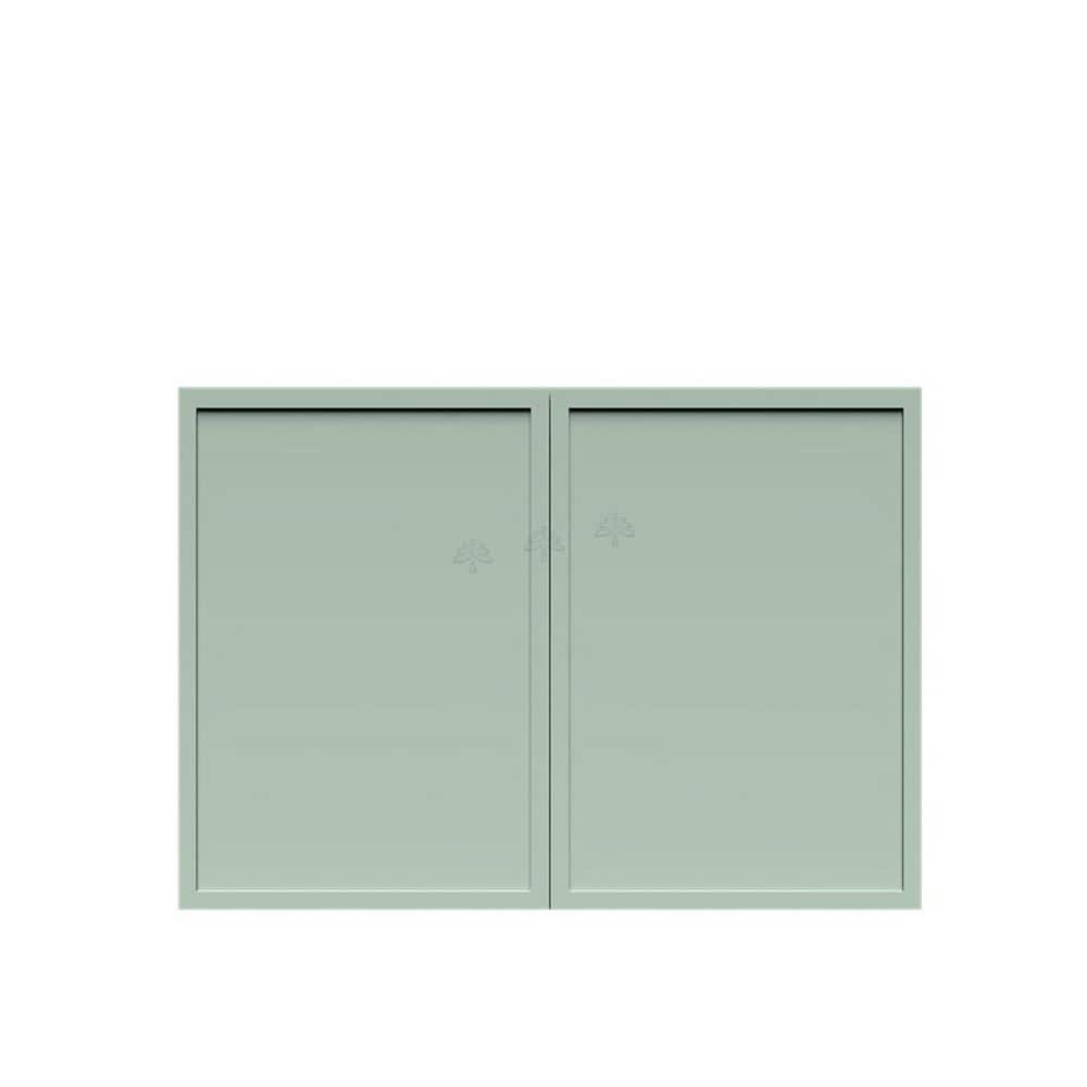 Slim Shaker Assembled 36 in. W x 21 in. H x 24 in. D Wall Bridge Kitchen Cabinet in Green price history on PriceWatchPro