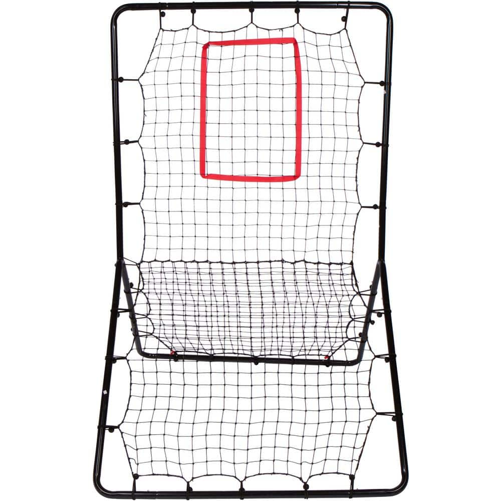 Trademark Innovations Multi Sport 8 in. Pitch back Rebound Net  Trainer PITCHBACK BL   The Home Depot