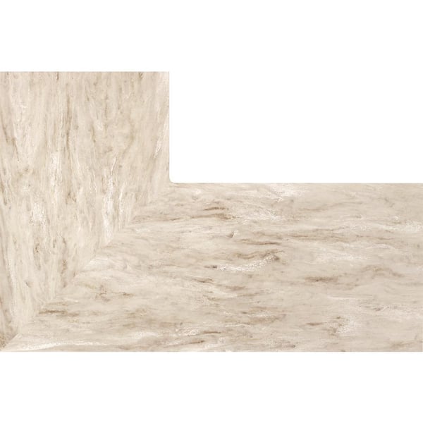Solid Surface Countertop Sample in Witch Hazel