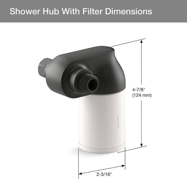 Water hot filters black