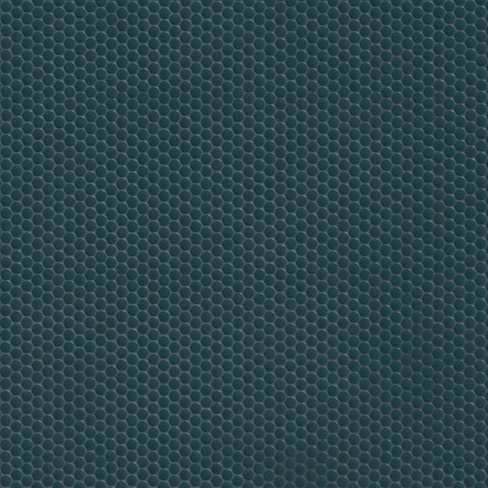 Nocturne Blue Satin 12.40 in. x 11.46 in Penny Round Matte Porcelain Mosaic Tile (14.85 sq.ft. / Case) price history on PriceWatchPro