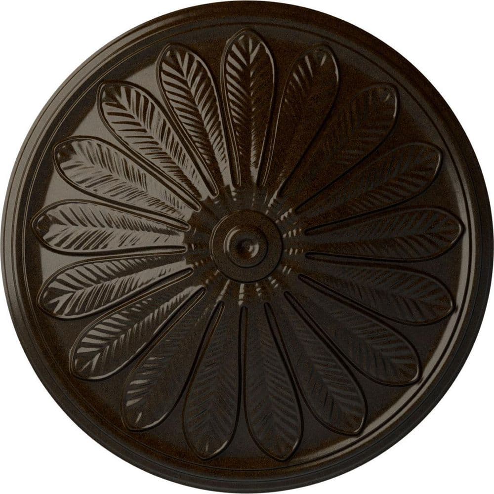 25-1/2 in. x 5-1/2 in. Brontes Urethane Ceiling Medallion (Fits Canopies upto 3-5/8 in.), Bronze price history on PriceWatchPro