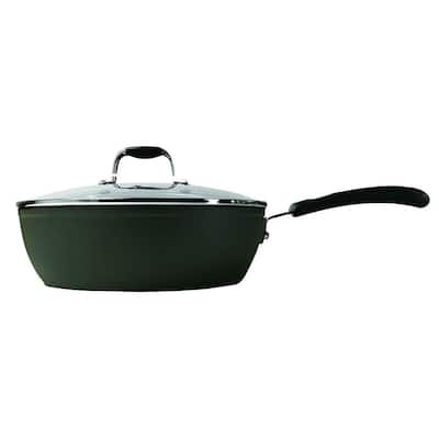 NINJA Premium 4-qt. Stainless Steel Nonstick Saute Pan with Glass Lid  C30140 - The Home Depot