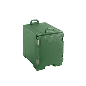 Polyethylene Hot Cold Insulated Food Pan 5-Full-Size Food Carrier Box Catering Chafing Dish Box in Green