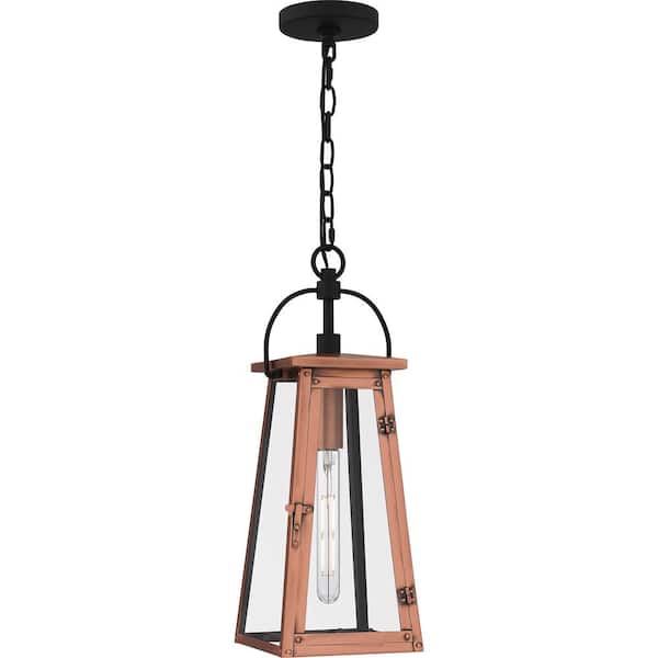 Quoizel Carolina 1-Light Aged Copper Mini Pendant Light