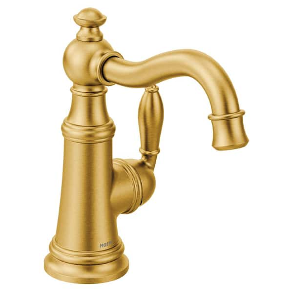 MOEN Weymouth Single Handle Bar Faucet In Brushed Gold S62101BG The