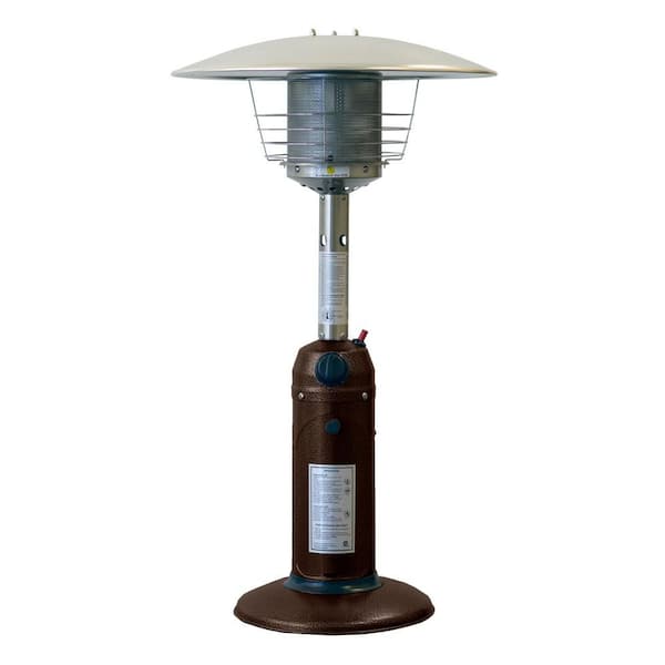 11,000 BTU Portable Hammered Bronze Propane Patio Heater