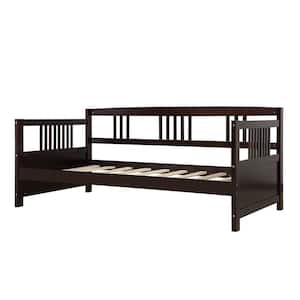Espresso Twin Size Modern Solid Wood Multifunctional Daybed