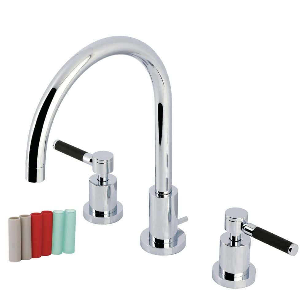 Kaiser 8-16 Widespread 2-Handle Bathroom Faucet in Polished Chrome price history on PriceWatchPro