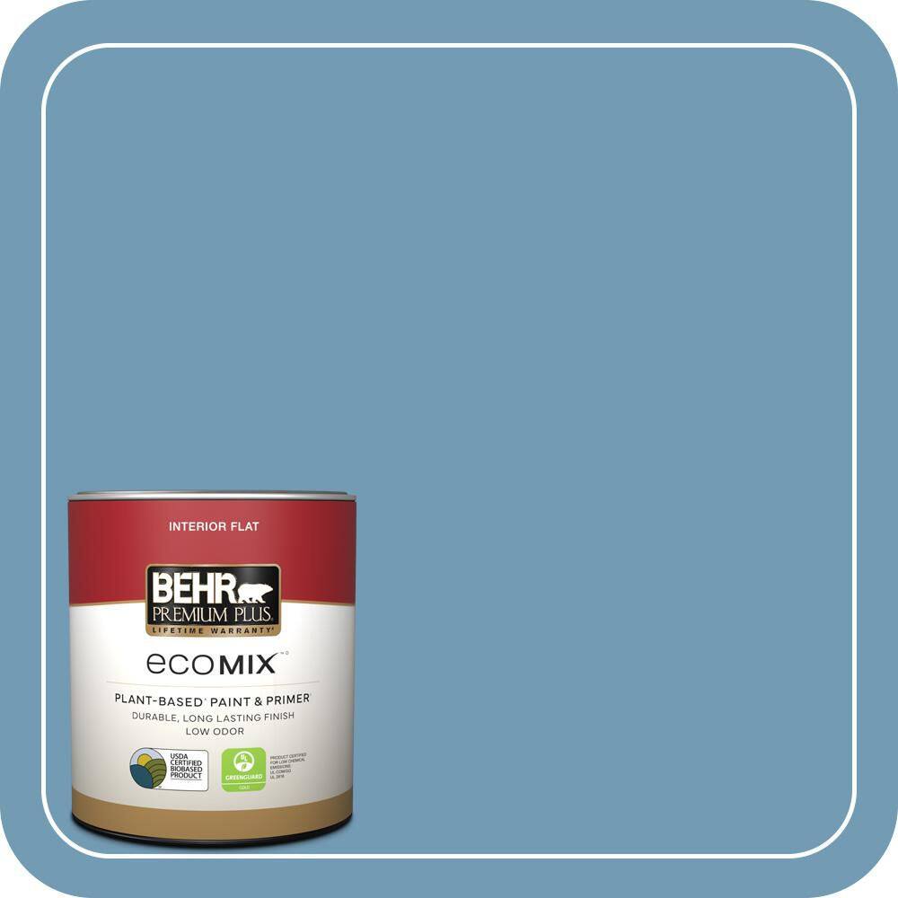 1 qt. #560D-5 Ocean View Flat EcoMix Plant-Based Interior Paint & Primer price history on PriceWatchPro