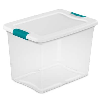 Details about   Sterilite Storage Containers Plastic Bins with Lids Large Clear Boxes Totes Bin 