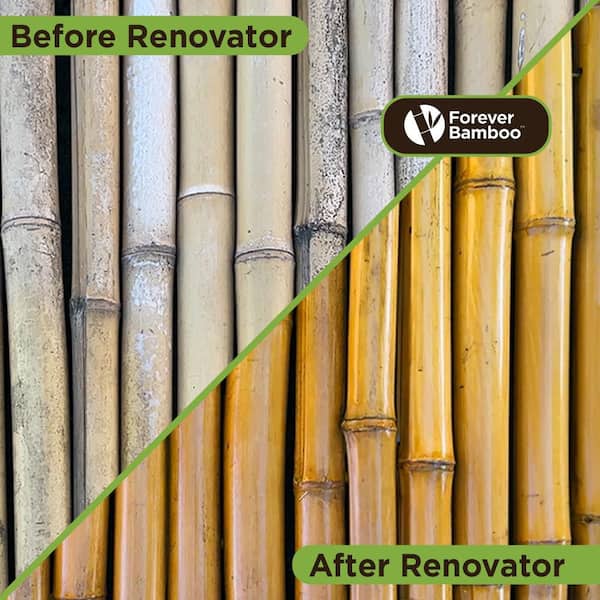 Eco-Friendly Bamboo Restoration Stain 1 Gal. Yellow/Gold Water-based UV Resistant Exterior Wood Sealer Stain