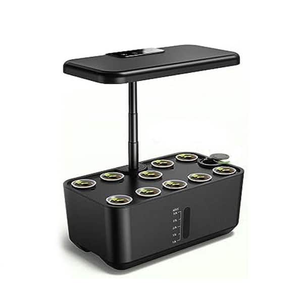N/A 10 Pods Indoor Hydroponic Garden System w/ LED Grow Light