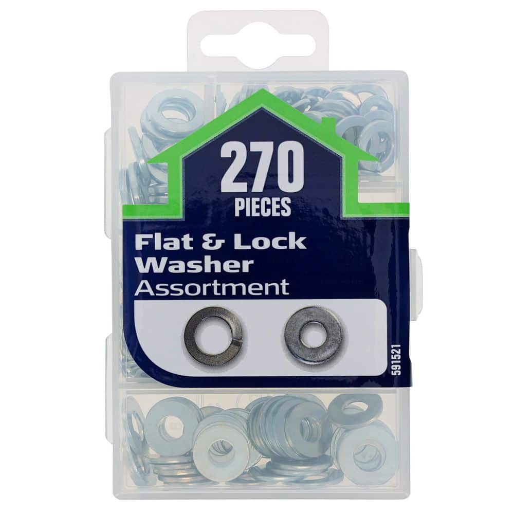 Hillman Zinc Flat Washers and Split Lock Washers Assorted