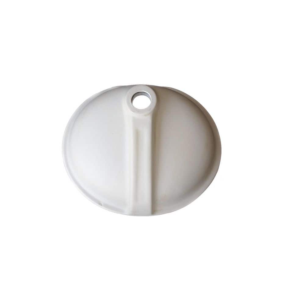 White Ceramic Oval Undermount Bathroom Sink with Overflow