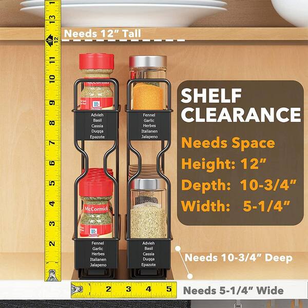Under Sink Organizers And Storage For Kitchen And Bathroom 2-tier Under Sink  Shelf With Sliding Drawer And 3-tier Height-adjustable Pot Rack Metal Bla