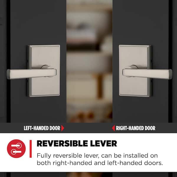Home Decorators Collection Trafford Satin Nickel Rectangle Hall
