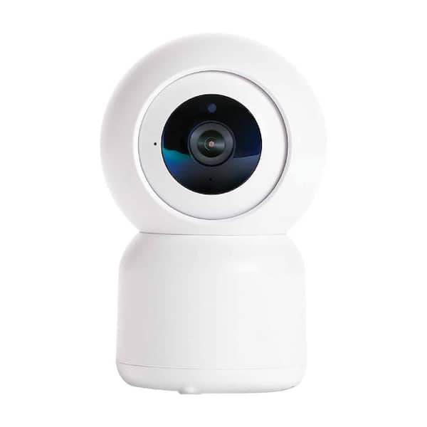 Home Zone Security Wired Indoor White PTZ Home Security Camera ES04138G